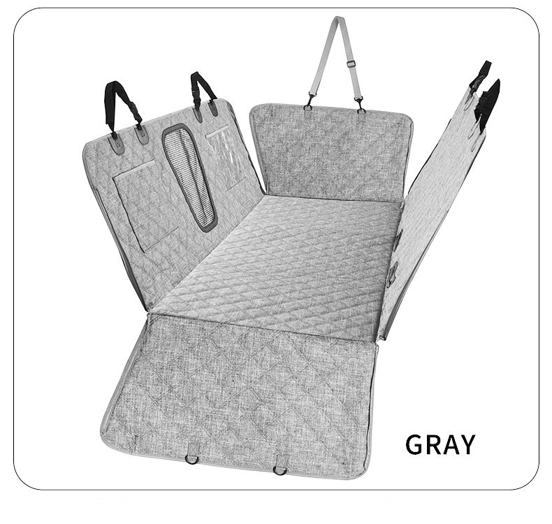 Removable Waterproof Pet Car Seat Cover – Full Protection & Comfort