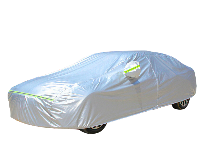 Model X Nano Oxford Cloth Car Cover - All-Season Protection with Side Door Access