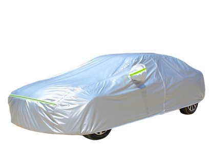 Model X Nano Oxford Cloth Car Cover - All-Season Protection with Side Door Access