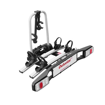 3-Bike Rear-Mount Hitch Rack with Tilt Function – Aluminum Alloy Construction | Fits 2-Inch Tow Ball Mounts