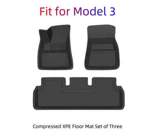 MOdel 3 Compressed XPE Floor Mat Set of Three