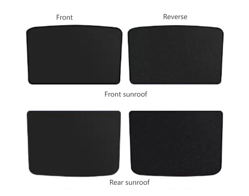 Tesla Model Y Detachable Car Sunshade 2Pcs