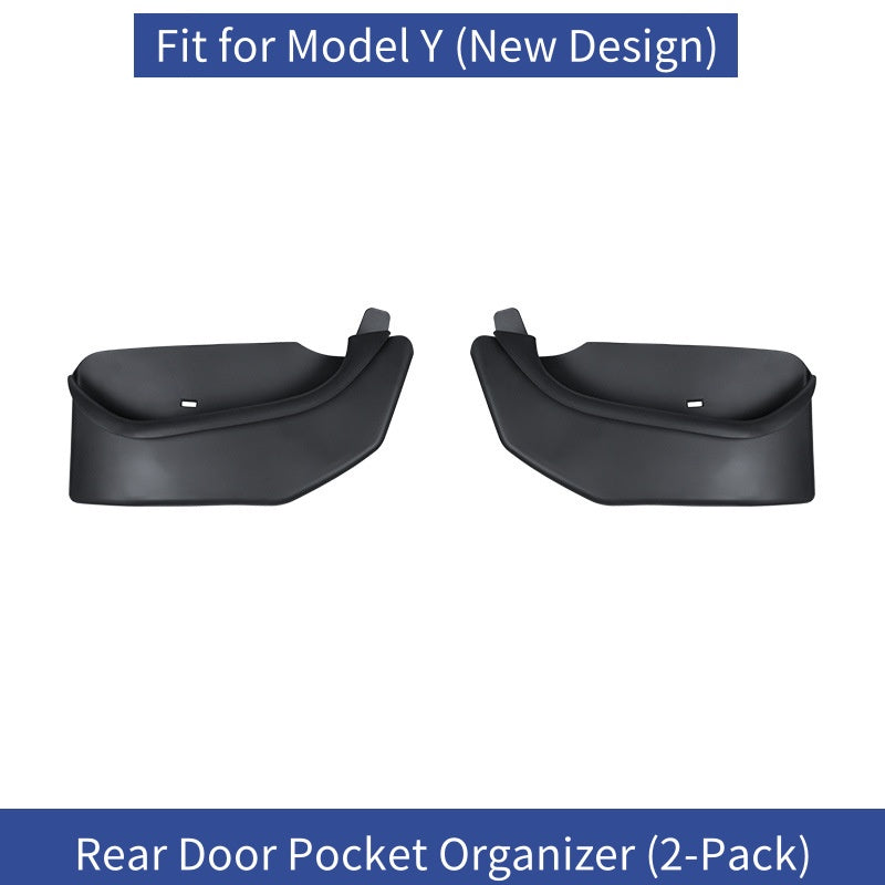 【MT-Y-007]Tesla Model Y(New Design) Full-Coverage Door Pocket Storage Box | TPE Waterproof, Anti-Scratch, Custom-Fit Design