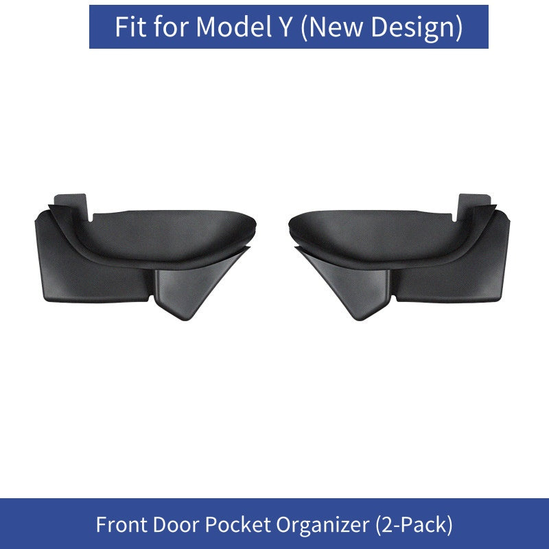 【MT-Y-007]Tesla Model Y(New Design) Full-Coverage Door Pocket Storage Box | TPE Waterproof, Anti-Scratch, Custom-Fit Design
