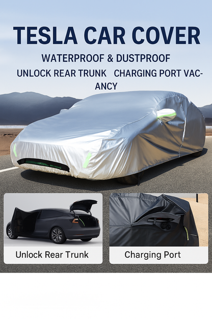 【MT-Y-021]Tesla Model Y Car Cover (Oxford Fabric, Waterproof & Dustproof)