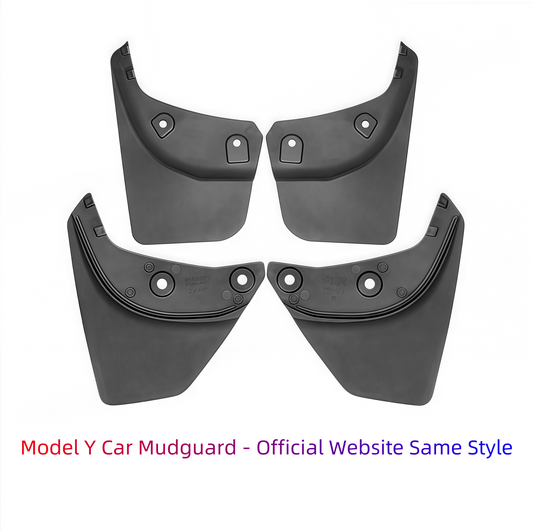 Model Y Car Mud Flaps - Official Website Version, 4-Piece Set