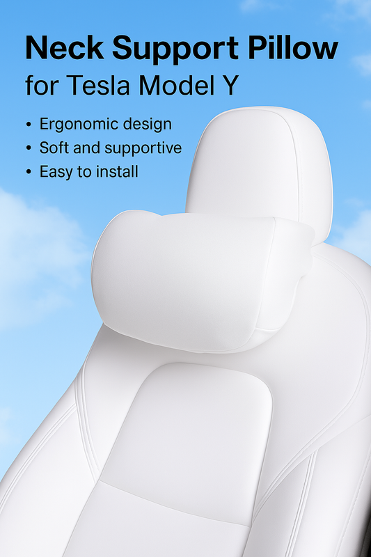 [MT-Y-024]Ergonomic Neck Pillow Headrest – Compatible with Model Y
