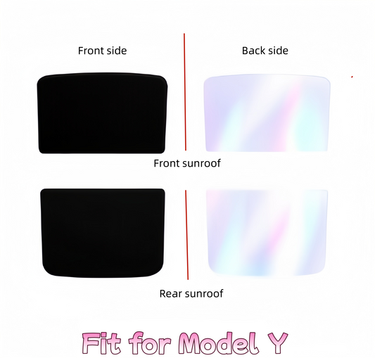 Tesla Model Y Detachable Car Sunshade 2Pcs-with Gorgeous Colors