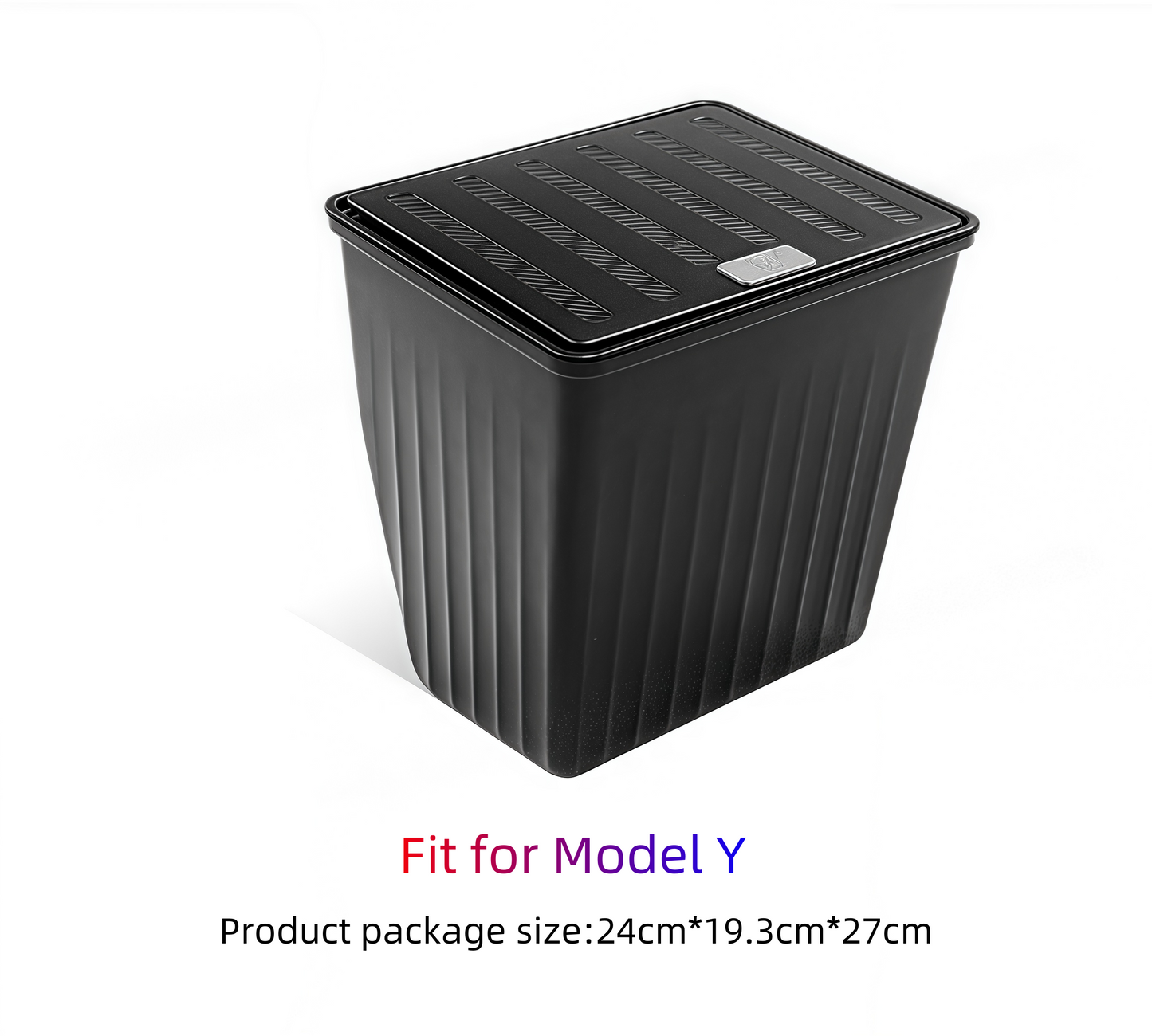 Model Y Rear Trash Can - Original Fit, Eco-ABS, Magnetic Cover