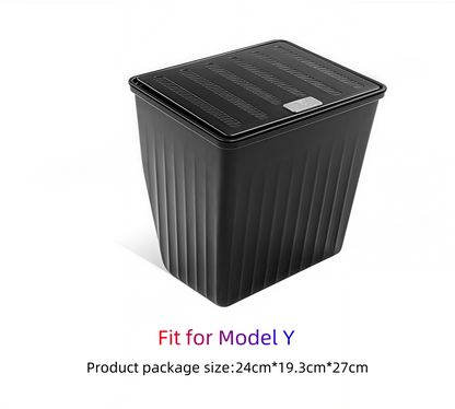 Model Y Rear Trash Can - Original Fit, Eco-ABS, Magnetic Cover