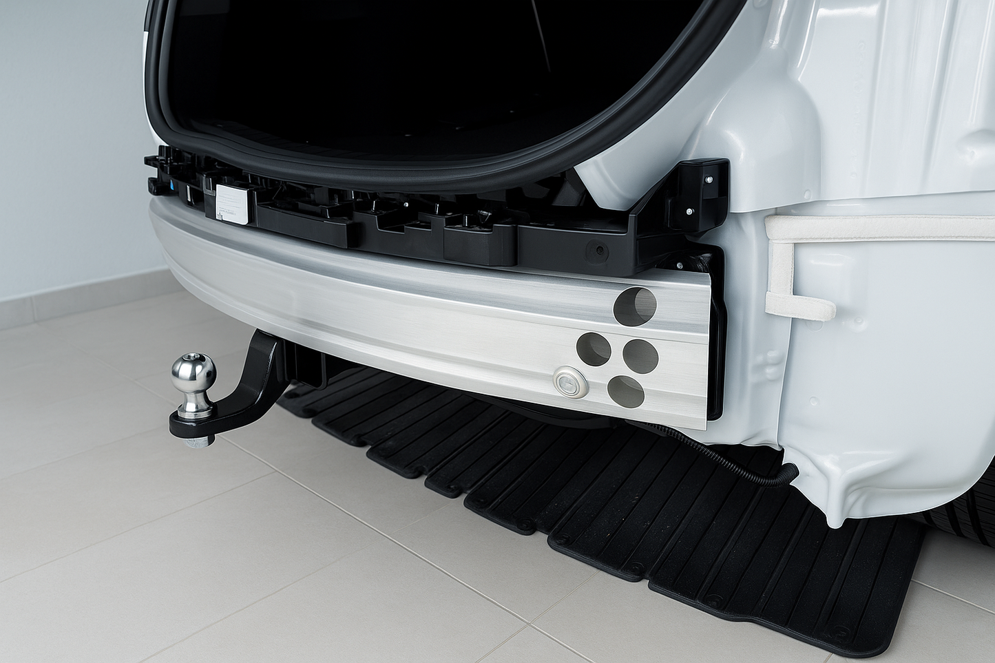 Trailer Hitch & Tow Hook Set — Heavy-Duty Steel, Hidden Design-fit for Model 3 & model Y