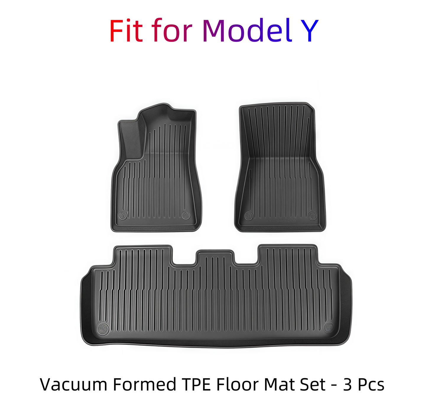 Model Y Car Floor Mats -  3-Piece Set