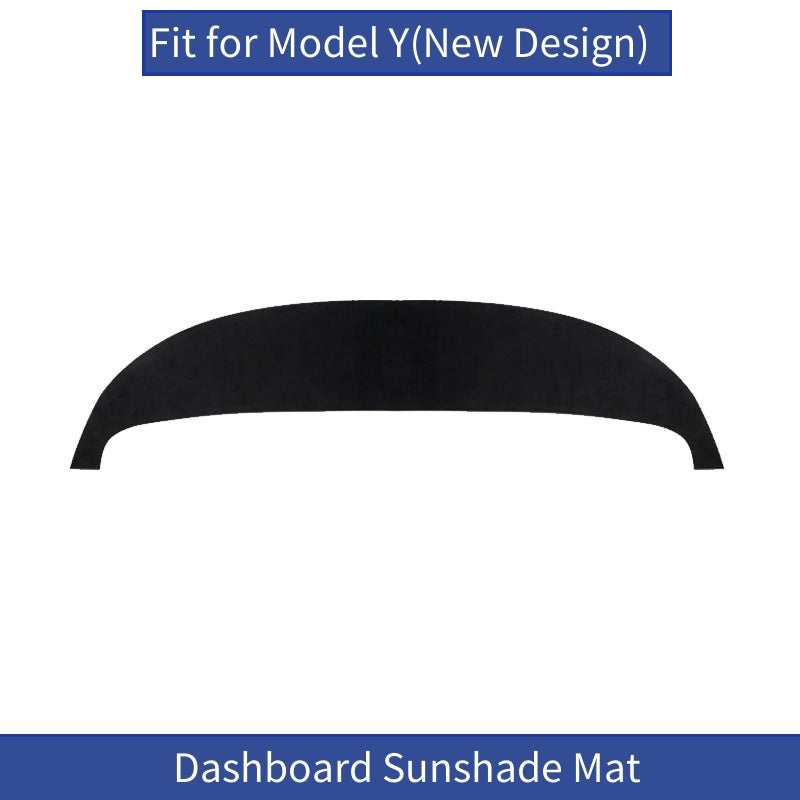 [MT-Y-015]Tesla Model Y Dashboard Sunshade Mat | Anti-Glare, Heat-Resistant, Custom-Fit