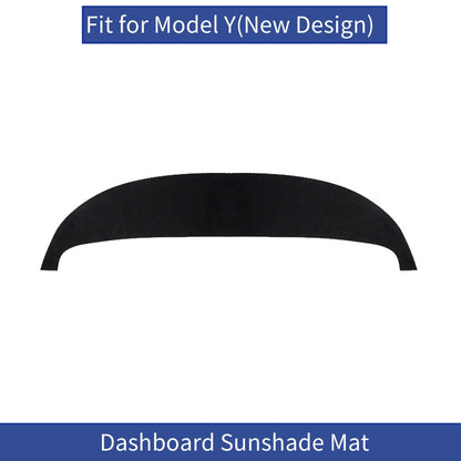 [MT-Y-015]Tesla Model Y Dashboard Sunshade Mat | Anti-Glare, Heat-Resistant, Custom-Fit